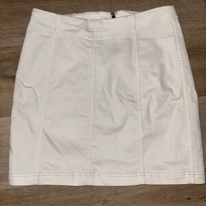 🤍 Free People White Skirt – Size 12